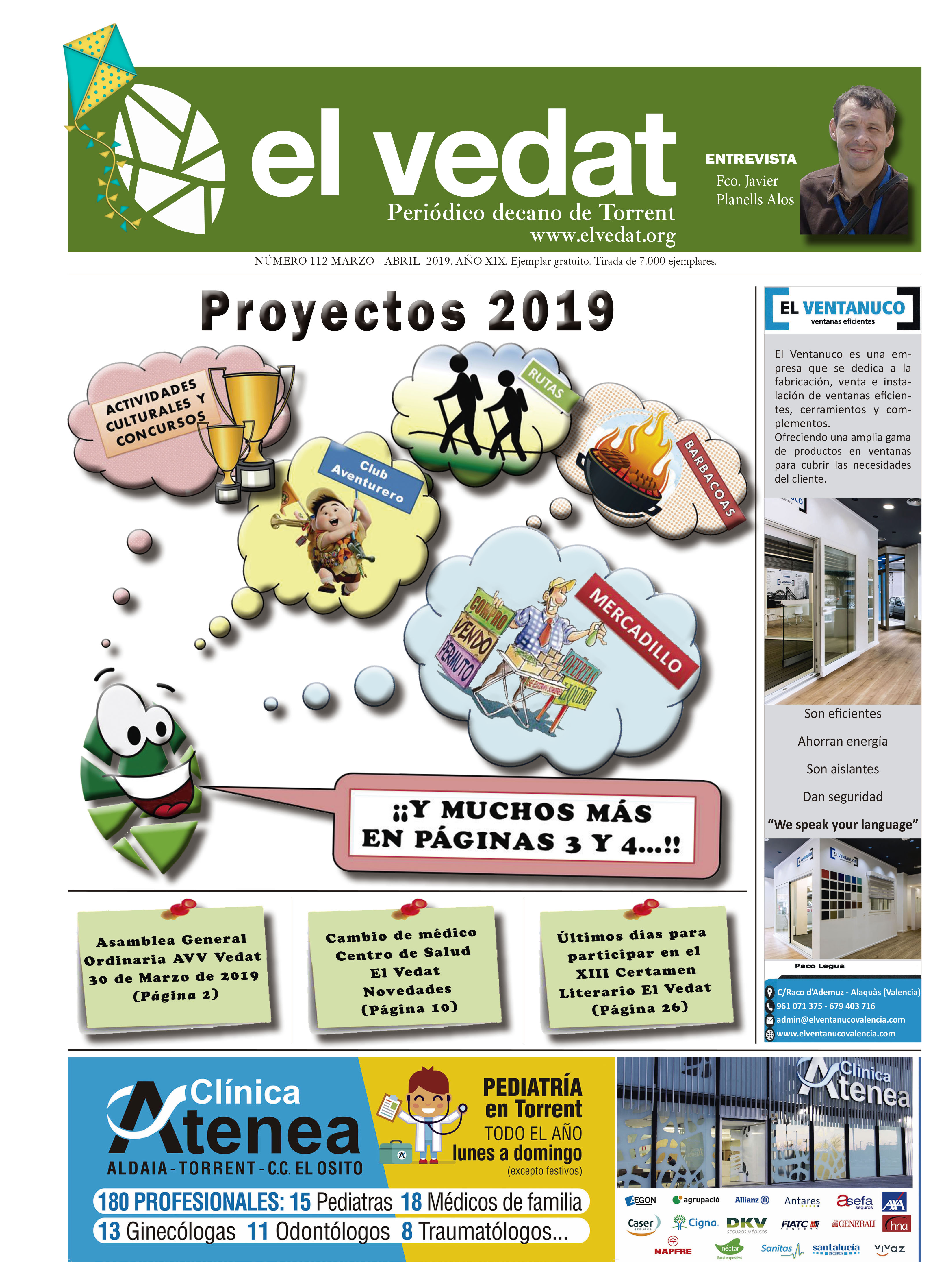 Edición 112 Periódico El Vedat Asociación de vecinos de El Vedat