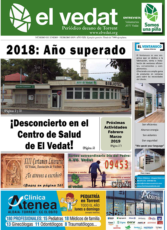 Periódico El Vedat Asociación de vecinos de El Vedat
