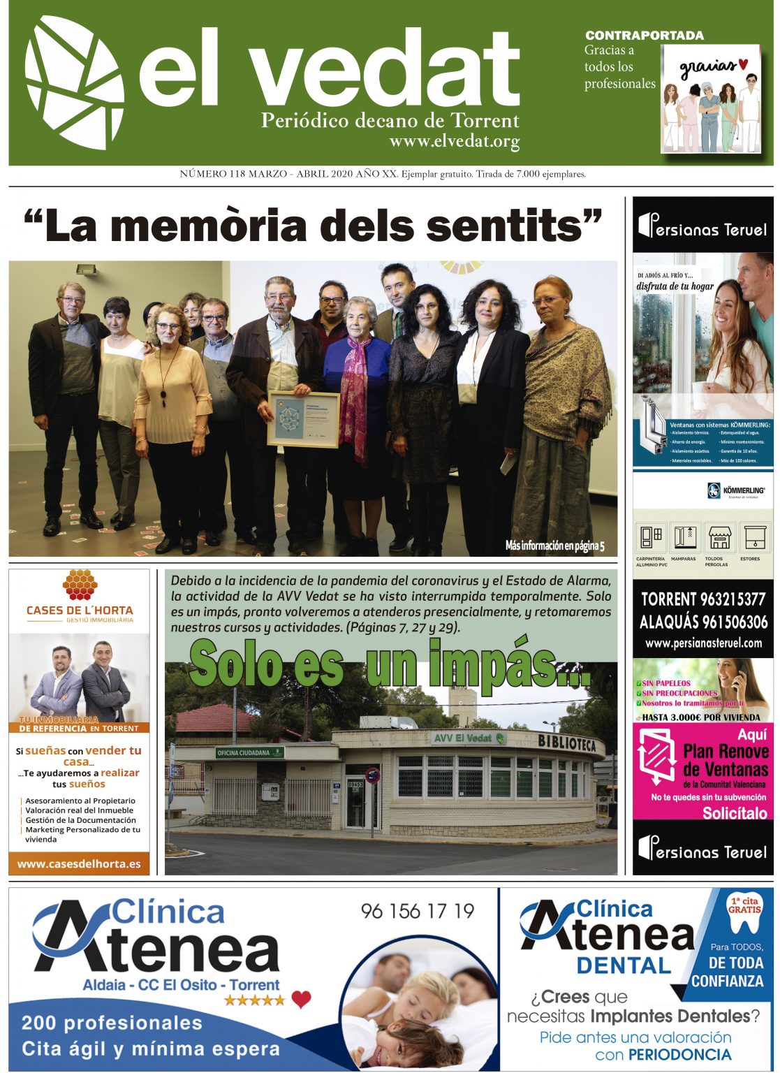 Edición 118 Periódico El Vedat Asociación de vecinos de El Vedat